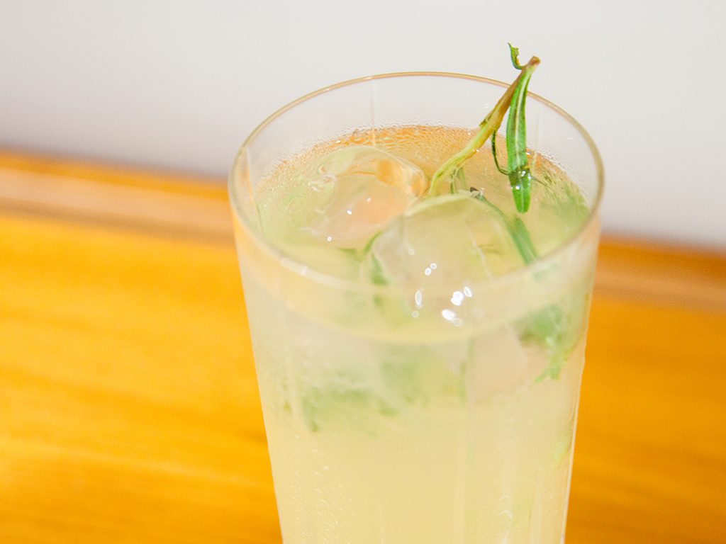 easy drink recipes - rosemary calamansi lime-ade