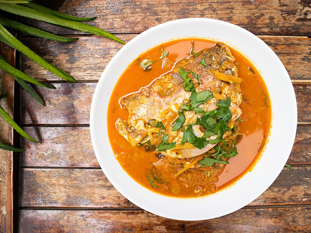 slow cooker fish head curry