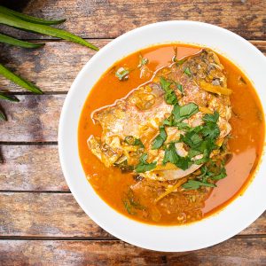 slow cooker fish head curry