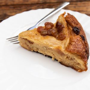 slow cooker bread butter pudding